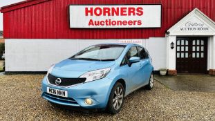 NISSAN NOTE ACENTA PREMIUM DIG-S VRM - MC16 NHN. FIRST REGISTERED 28/07/2016.