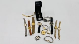 A GROUP OF ASSORTED MODERN AND VINTAGE WRIST WATCHES TO INCLUDE SEKONDA,