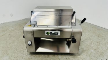 A FIMAR STAINLESS STEEL COMMERCIAL PASTRY ROLLER MODEL SFFI32023050M - SOLD AS SEEN.