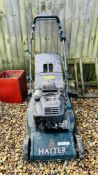 HAYTER HARRIER 48 PETROL ROTARY LAWN MOWER WITH COLLECTOR.