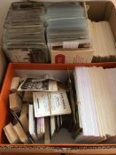 POSTCARDS: BOX WITH VARIOUS CARDS INCLUDING UK STREET SCENES (100), ART VIEWS, TUCKS, PHQ CARDS,