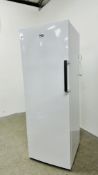 BEKO WHITE FINISH FULL HEIGHT FREEZER - SOLD AS SEEN.