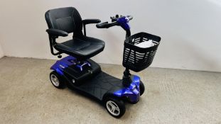 ABILIZE AERON Li MOBILITY SCOOTER FINISHED IN PURPLE COMPLETE WITH KEY,
