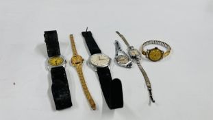 6 VINTAGE WATCHES TO INCLUDE MICOSA, ANERE RUAIS.