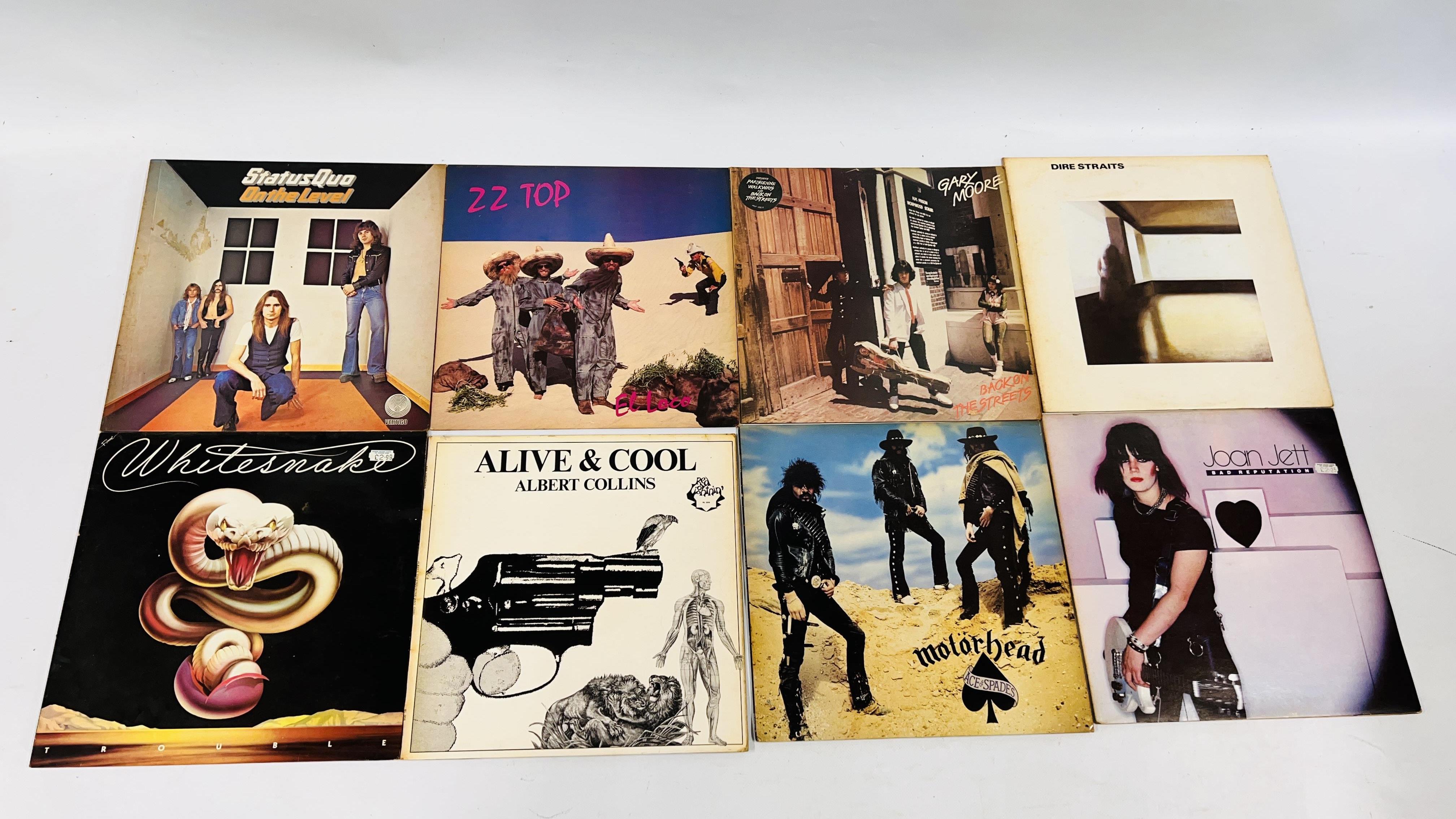 2 BOXES CONTAINING AN EXTENSIVE COLLECTION OF MAINLY 70'S AND 80'S ROCK MUSIC TO INCLUDE ROLLING - Image 9 of 20