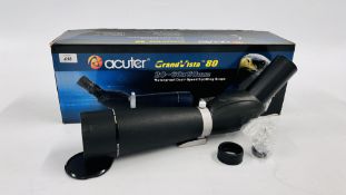 AN ACUTER GRANDVISTA 80 20-60 X 80MM WATERPROOF DUAL-SPEED SPOTTING SCOPE,