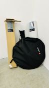 A GROUP OF PHOTOGRAPHIC EQUIPMENT TO INCLUDE LOW PROFILE SOFT BOX ILLUMA X-LARGE,