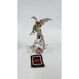 A FRANKLIN MINT DRAGON GUARDIAN OF THE SKIES BY MICHAEL WHELAN.