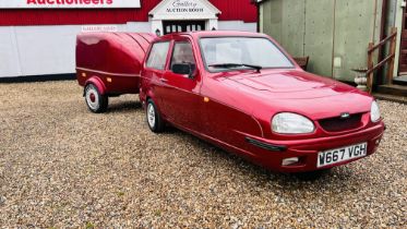 RELIANT ROBIN SLX TRICYCLE. FIRST REGISTERED: 04/03/2000. VRM: W667 VGH. 848CC PETROL.