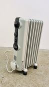 DELONGHI ELECTRIC OIL FILLED RADIATOR MODEL TRRS0715 - SOLD AS SEEN.