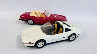 TWO VINTAGE MATTED BARBIE CARS