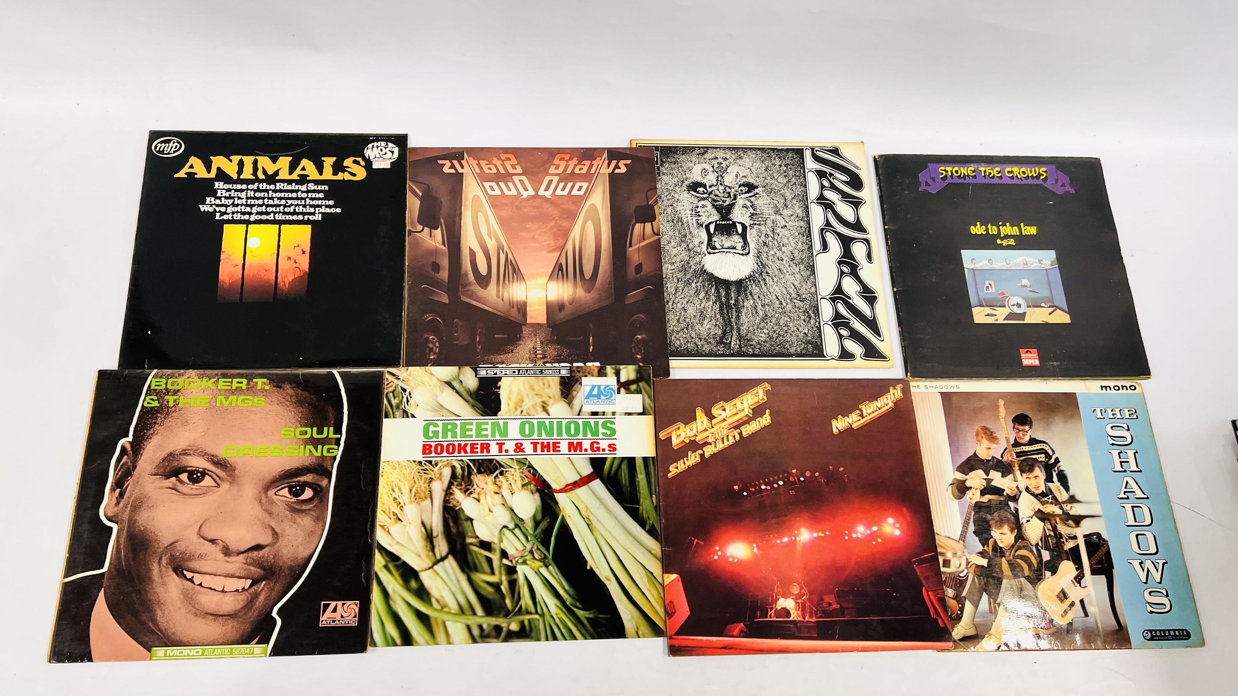 2 BOXES CONTAINING AN EXTENSIVE COLLECTION OF MAINLY 70'S AND 80'S ROCK MUSIC TO INCLUDE ROLLING - Image 14 of 20