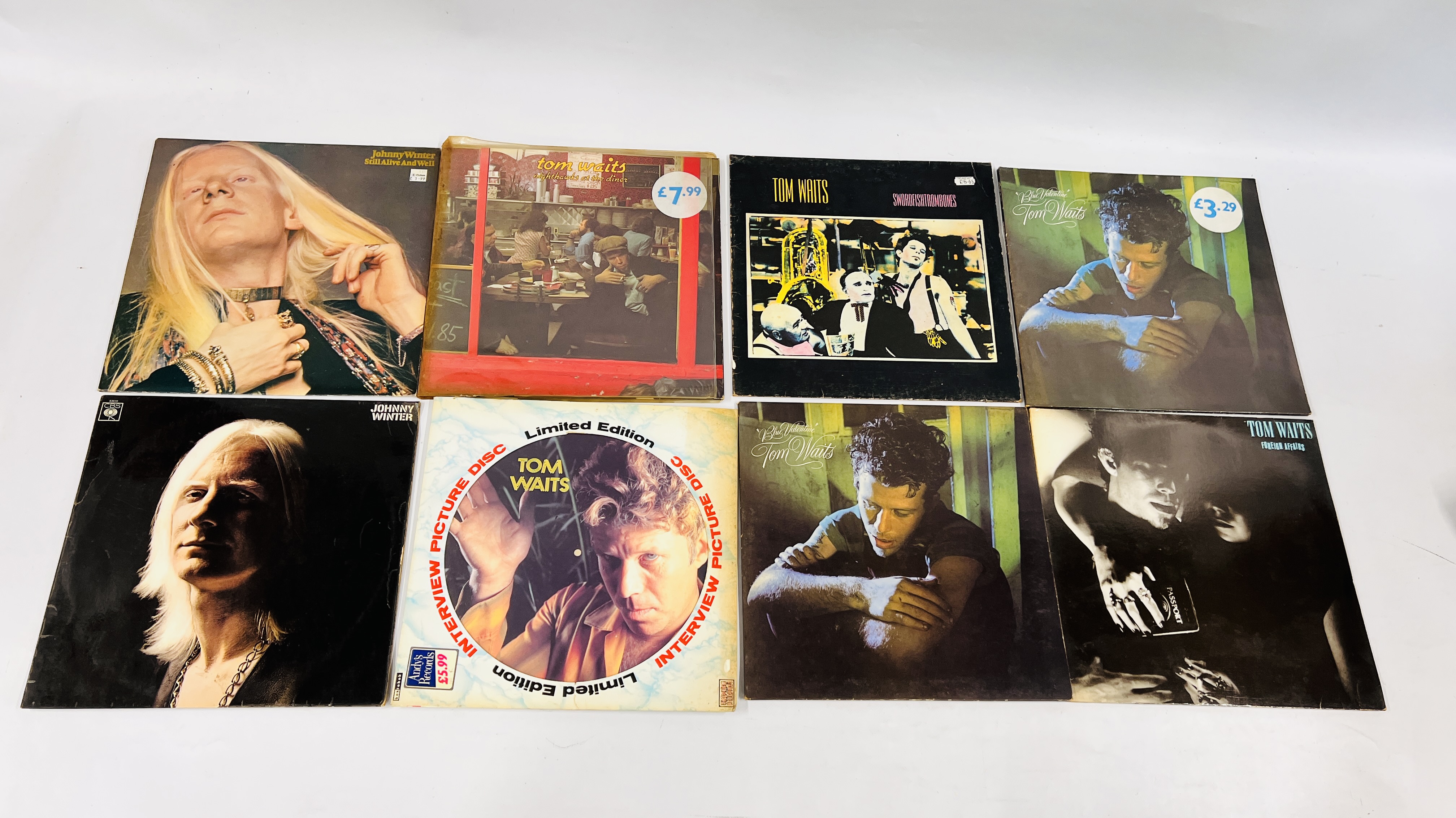 2 BOXES CONTAINING AN EXTENSIVE COLLECTION OF MAINLY 70'S AND 80'S ROCK MUSIC TO INCLUDE ROLLING - Image 5 of 20