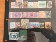 STAMPS: BOX WITH STAMPS, COVERS, 1924 AND 1926 WIRELESS LICENCES, GORLESTON POSTCARDS,