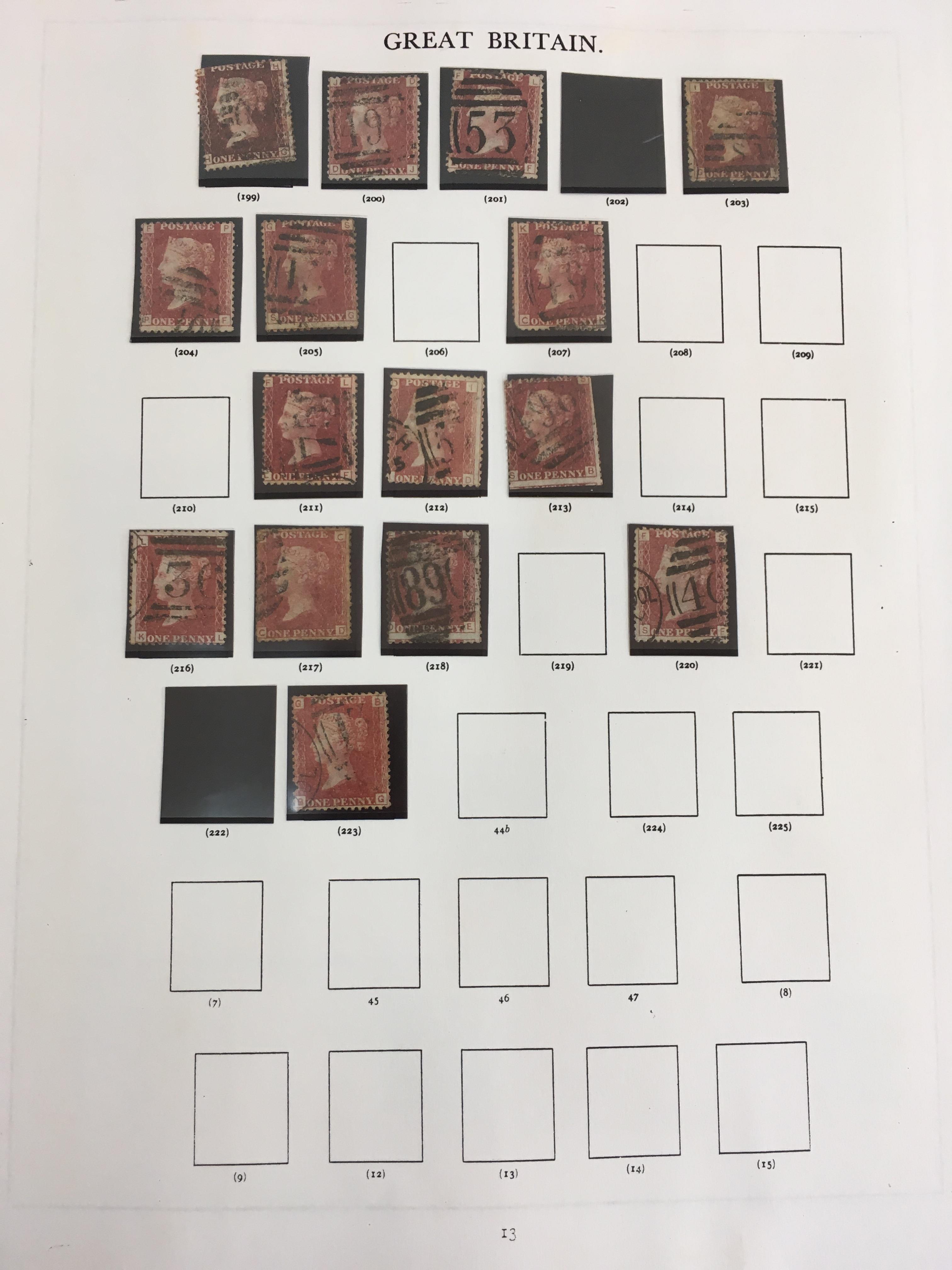 STAMPS: GB 1840-1970 USED COLLECTION IN A DAVO ALBUM FROM 1d BLACK, 1d RED PLATES, EDWARD 7th 2/6, - Image 7 of 16