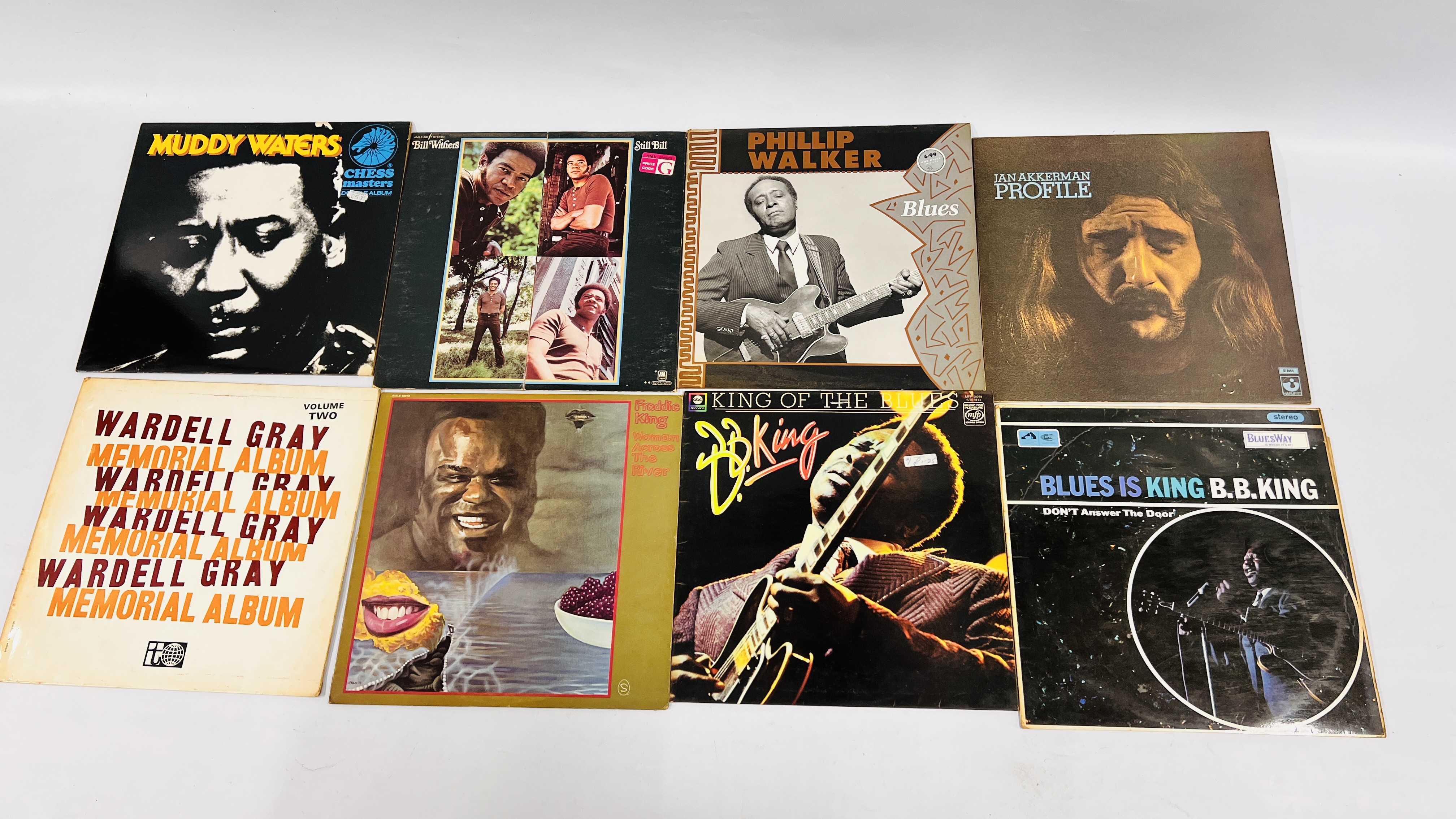 A BOX CONTAINING AN EXTENSIVE COLLECTION OF MAINLY BLUES LP RECORDS TO INCLUDE BUDDY HOLLY, - Image 3 of 14