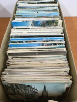 POSTCARDS: BOX OF MIXED OLD TO MODERN, MANY CONTINENTAL EUROPE, UK VIEWS,