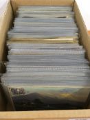 POSTCARDS: BOX OF MIXED, ALL IN PLASTIC SLEEVES, JAPAN, EGYPT, ITALY, CHILDREN ETC. (APPROX 400).