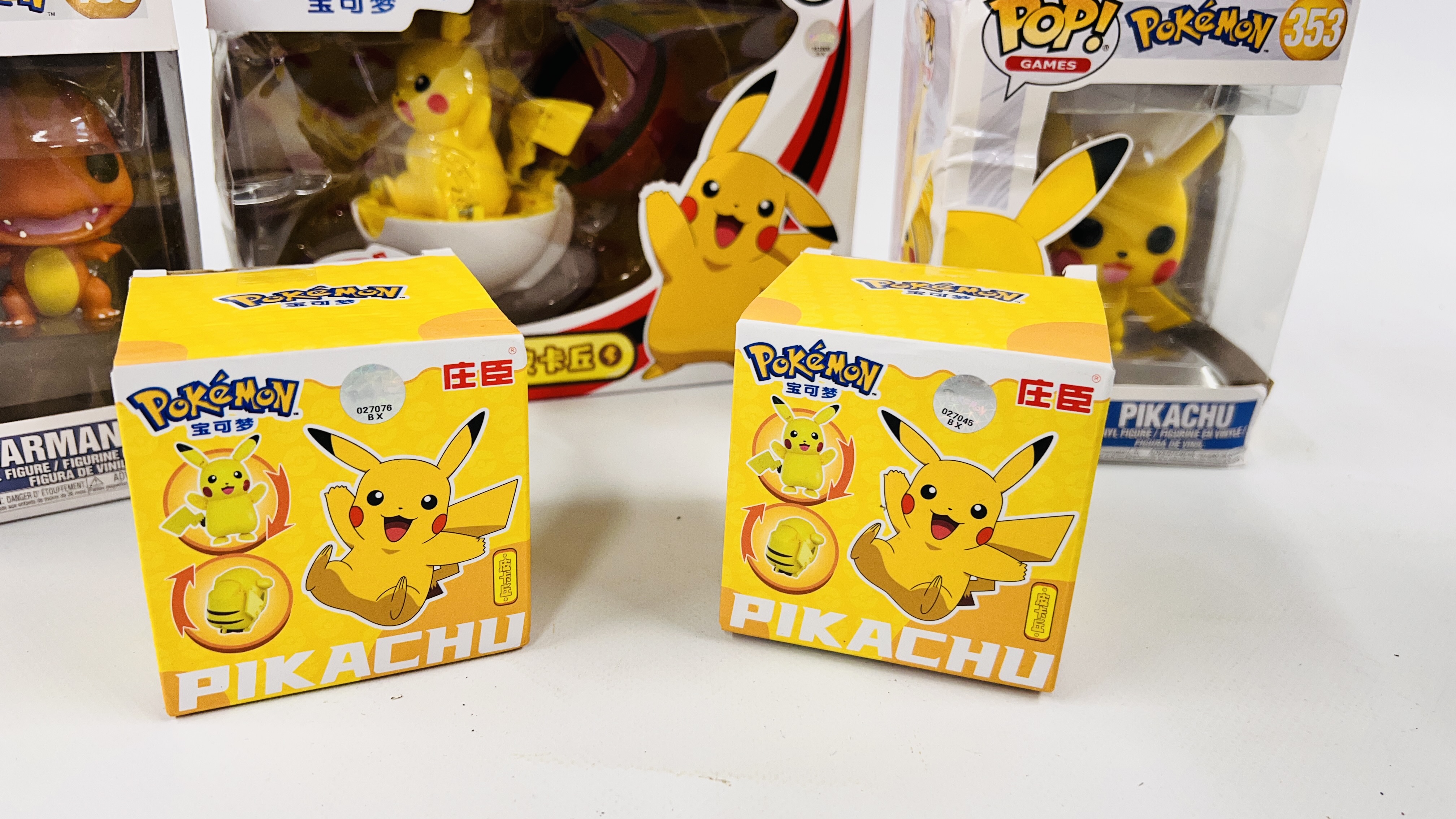 6 BOXED POKEMON TOYS INCLUDING PIKACHU. - Image 4 of 5