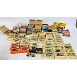 LARGE COLLECTION BOXED DIE-CAST VEHICLES INCLUDING LLEDO.