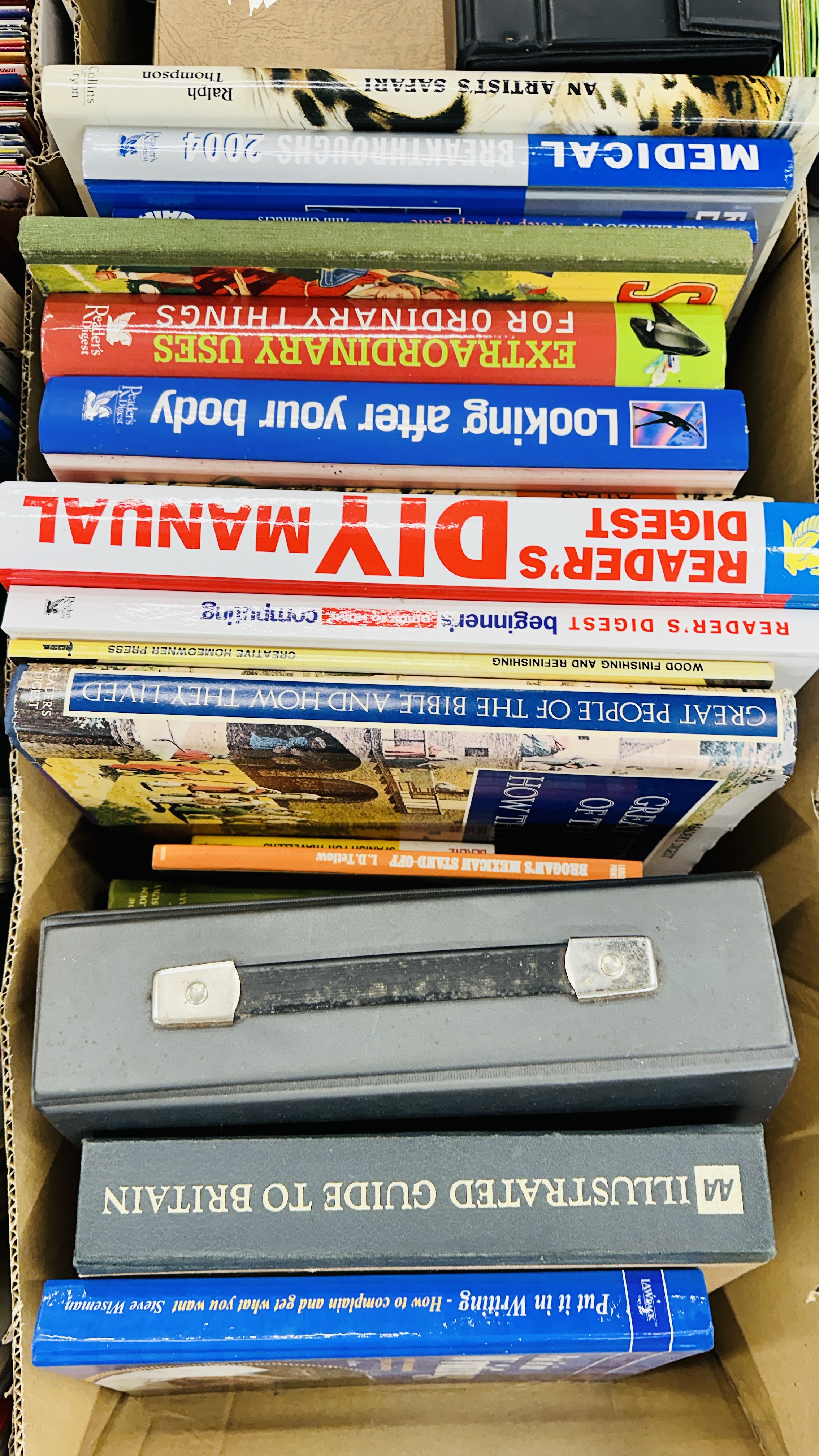 12 X BOXES BOOKS, CD'S RECORDS, CASSETTES AND DVD'S. - Image 11 of 14