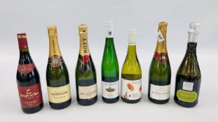 THREE BOTTLES OF CHAMPAGNE - MOET & CHANDON IMPERIAL,