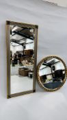 A PERIOD STYLE DRESSING MIRROR BY "PILKINGTON" MODEL: GATSBY 551106, H 94 X W 40.