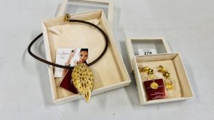 TWO PIECES OF ANTICA MURRINA JEWELLERY IN BOXES.