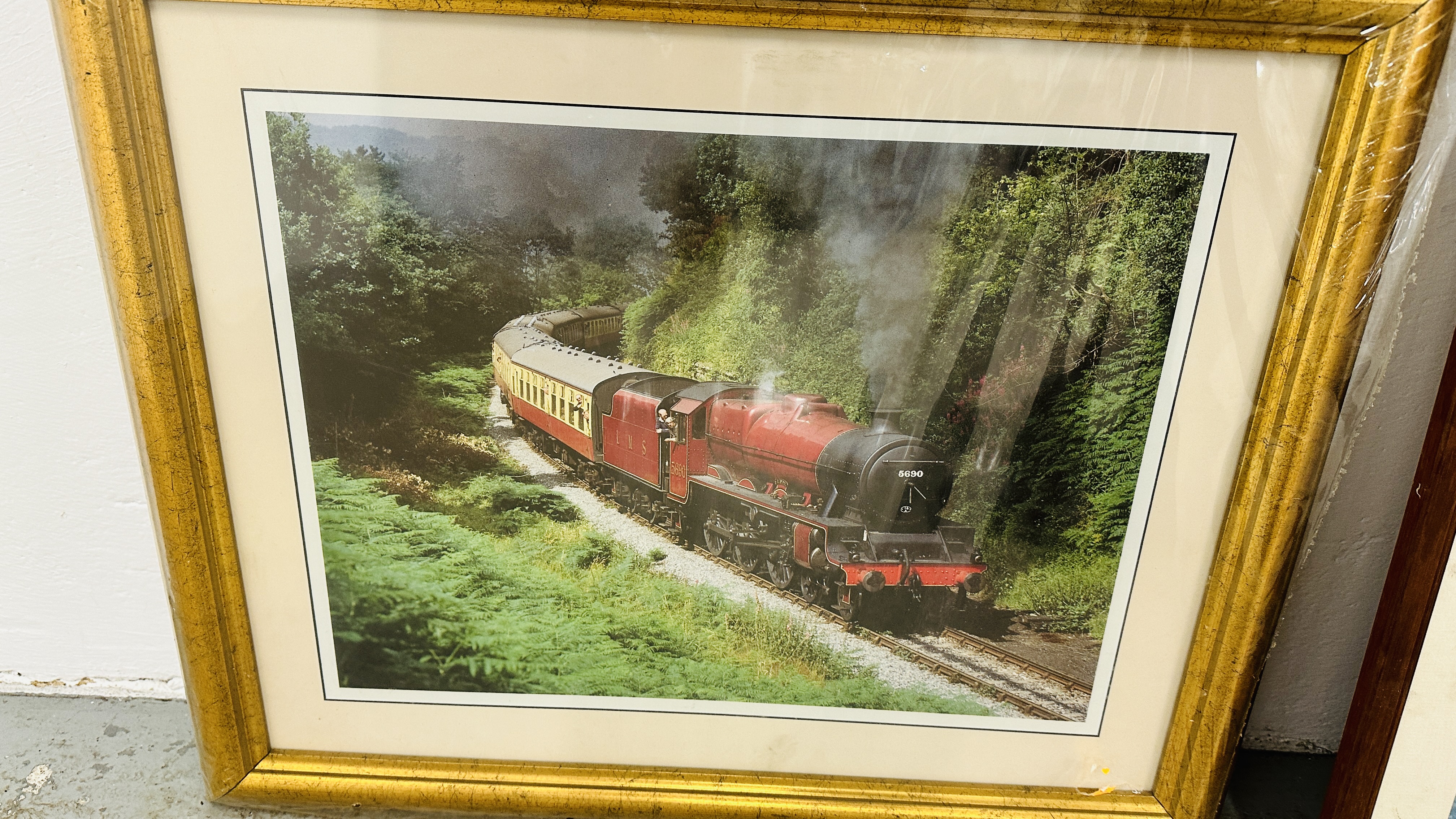 LIMITED EDITION CHRISWOODS STEAM TRAIN PRINT 90/500 "THE TRAVELLERS" 42. - Image 5 of 5