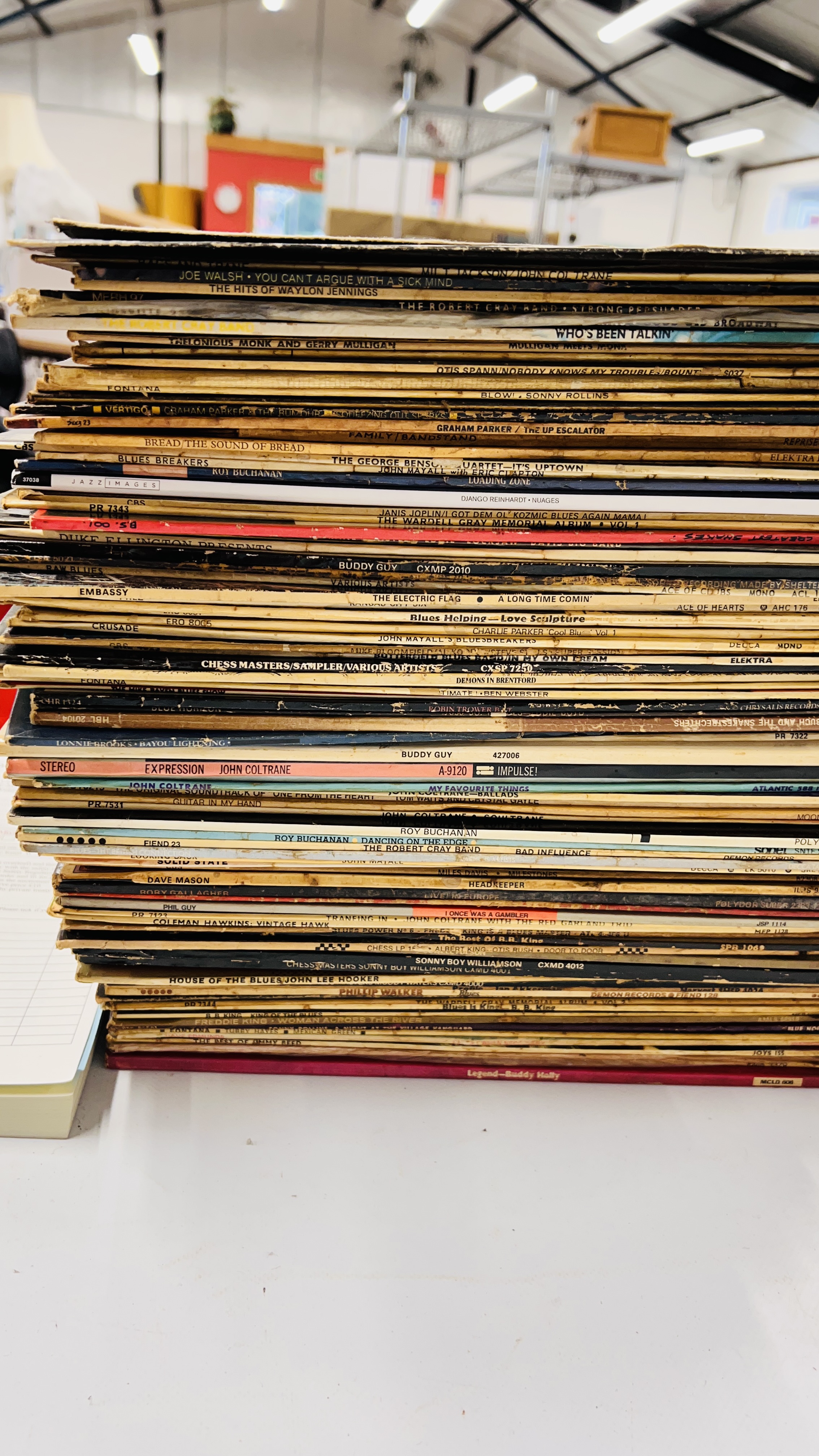 A BOX CONTAINING AN EXTENSIVE COLLECTION OF MAINLY BLUES LP RECORDS TO INCLUDE BUDDY HOLLY, - Image 14 of 14