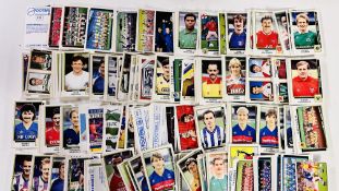 TWO BOXES WITH A QUANTITY OF APPROXIMATELY 750 PANINI FOOTBALL 86 STICKERS MAINLY GOOD CONDITION.