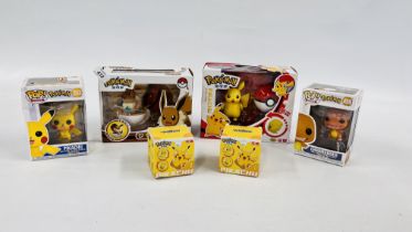 6 BOXED POKEMON TOYS INCLUDING PIKACHU, CHARMANDER ETC.