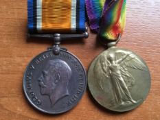 MEDALS: WW1 BWM AND VICTORY TO WR-202285 PNR.P.T.MADDEN R.E.