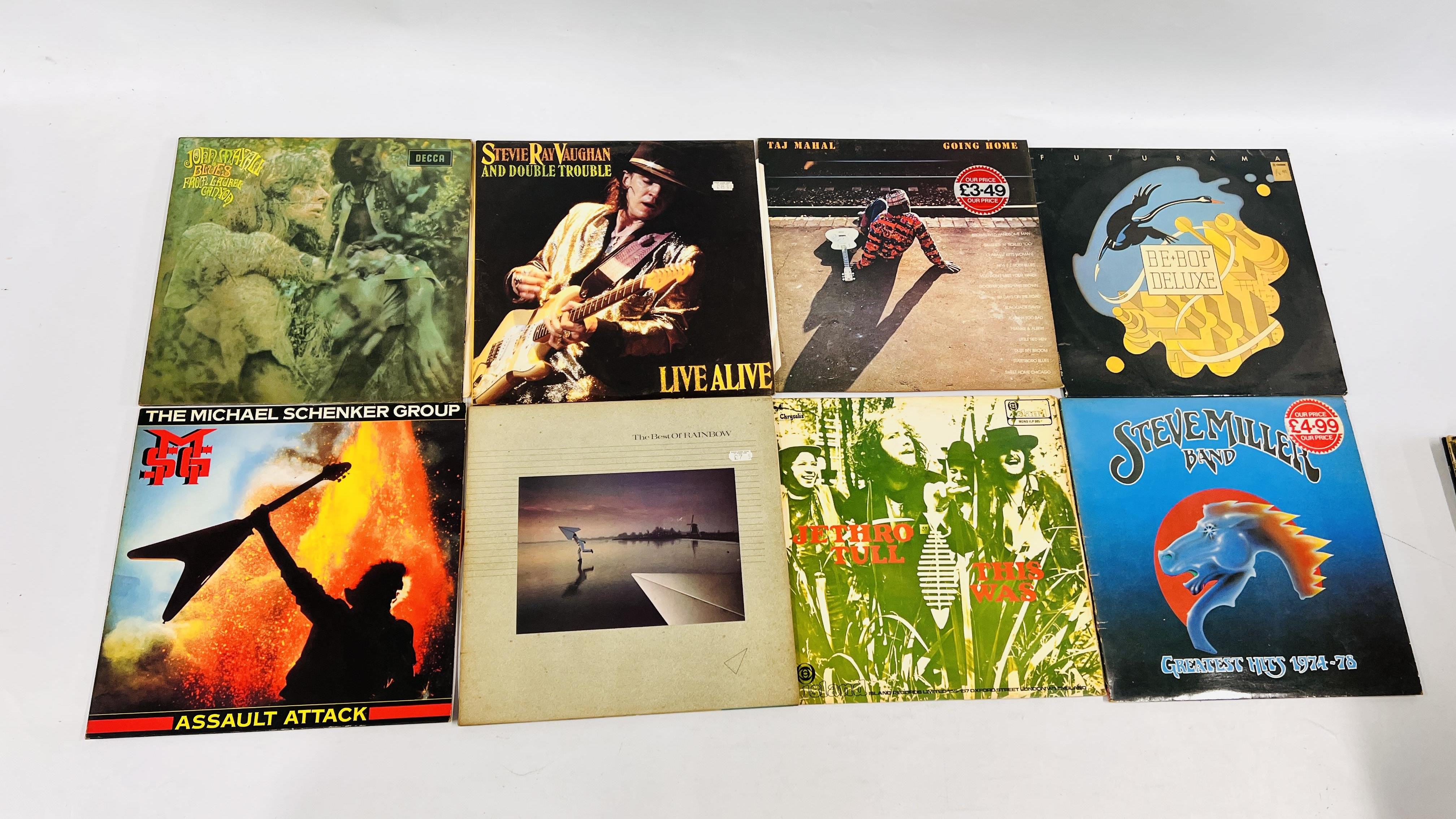 2 BOXES CONTAINING AN EXTENSIVE COLLECTION OF MAINLY 70'S AND 80'S ROCK MUSIC TO INCLUDE ROLLING - Image 13 of 20