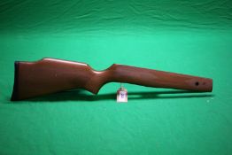 A WOODEN AIR RIFLE STOCK