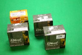 75 ROTTWEIL SPECIAL 20 HV 20 GAUGE 7 SHOT CARTRIDGES AND 15 ELEY CT20 28 GRM CARTRIDGES - (TO BE