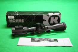 KONUS PRO EL-30 ELECTRONIC LCD RIFLE SCOPE WITH 10 INTERCHANGEABLE RETICULES BOXED WITH