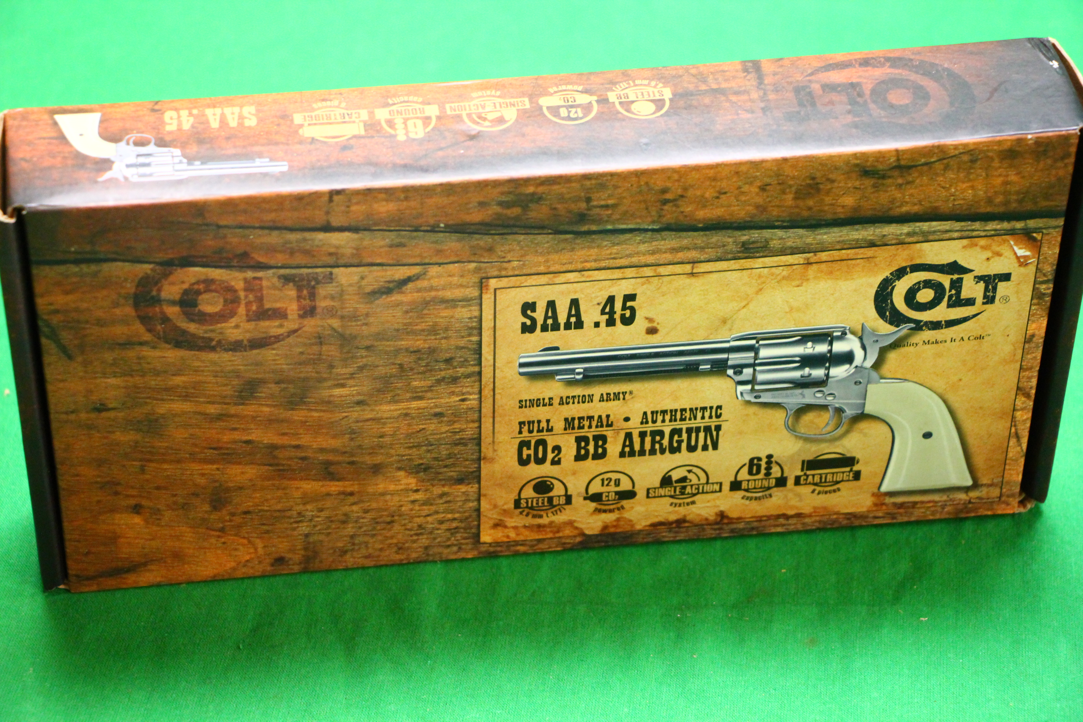 A COLT SAA .45 Co2 6 ROUND . - Image 6 of 7