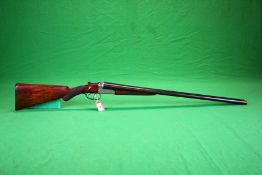 A BOREHAM 12 BORE SIDE BY SIDE SHOTGUN #1090 28" BARRELS, BOX LOCK EJECTOR,