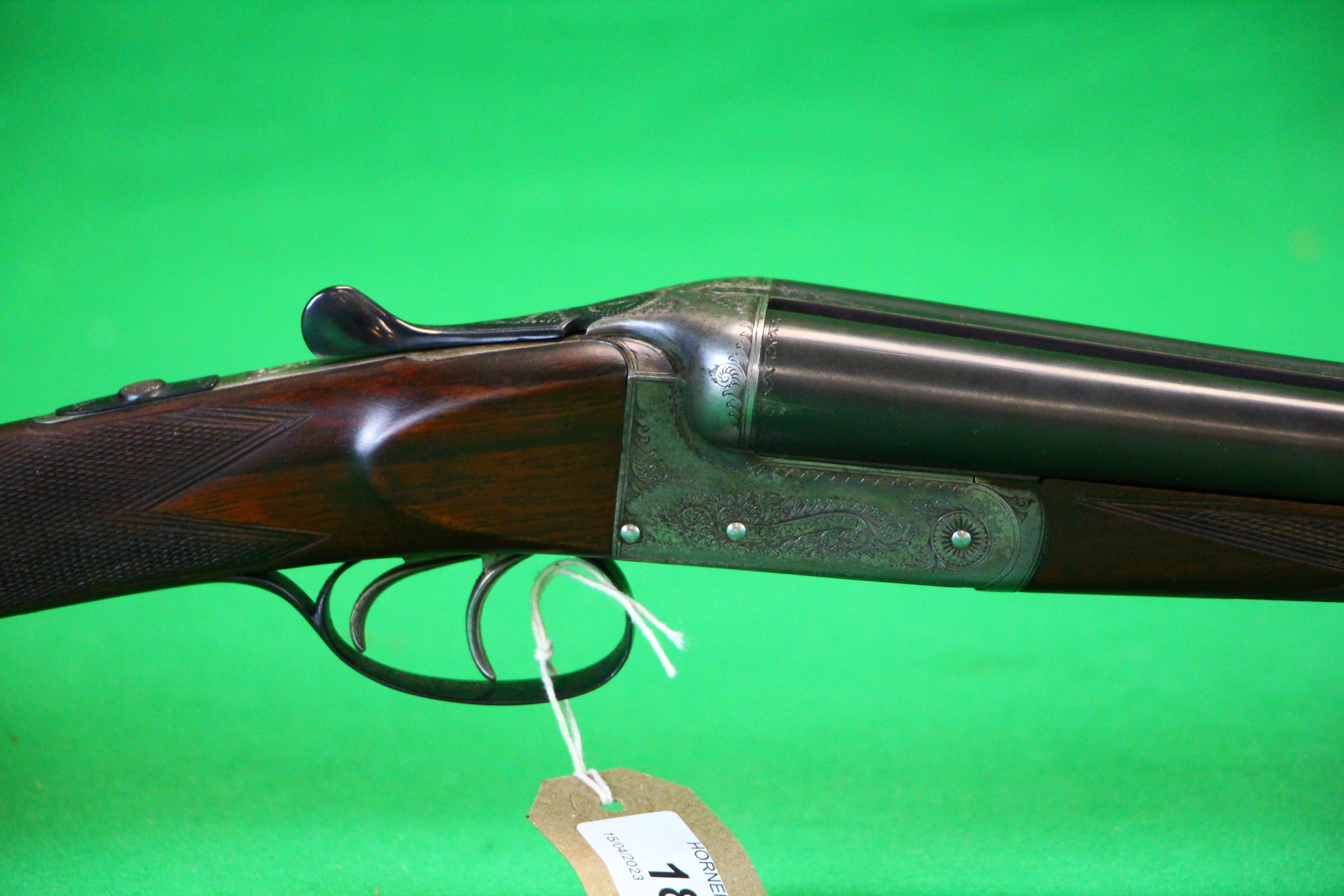 A RIGBY 20 BORE SIDE BY SIDE SHOTGUN # 18060, - Image 2 of 13
