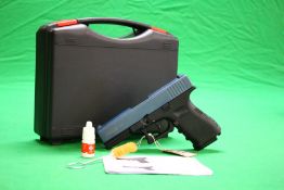 A CASED RETAY G17 9MM BLANK FIRE PISTOL WITH ACCESSORIES - (ALL GUNS TO BE INSPECTED AND SERVICED