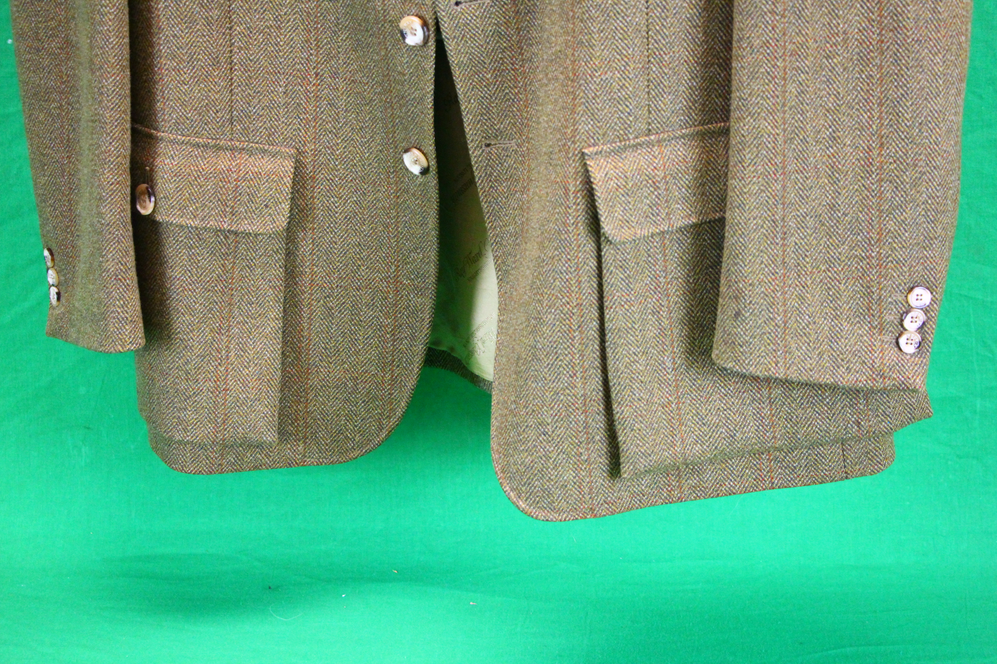 RAY WARD GUNSMITH KNIGHTSBRIDGE SHOOTING SUIT JACKET SIZE 44, - Image 5 of 6