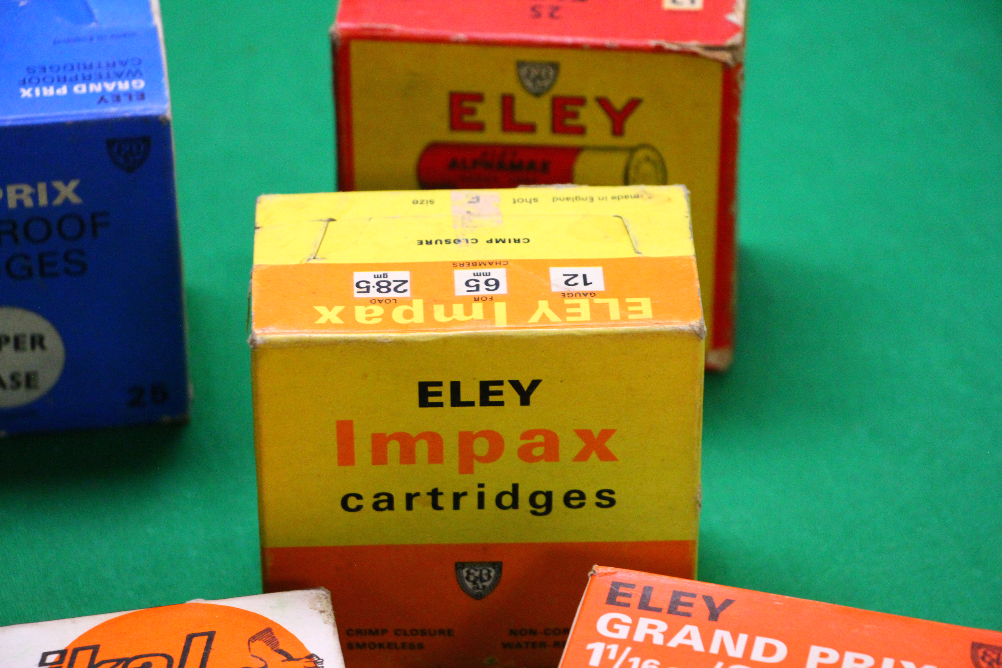 TWO BOXES CONTAINING AN ASSORTMENT OF 12 GAUGE VINTAGE CARTRIDGES TO INCLUDE SELLIER & BELLOT, - Image 6 of 13