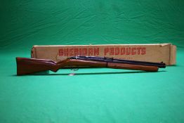 A SHERIDAN C SERIES PUMP ACTION 5MM AIR RIFLE MODEL CB IN ORIGINAL BOX,