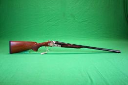 ZABALA HERMANOS SA SIDE BY SIDE 20 BORE SHOTGUN # 60-03-2712-09, BOXED, BURR LUX, 26" BARRELS,