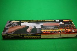 A THOMPSON SPRING POWERED AIR SOFT GUN BOXED AS NEW - (ALL GUNS TO BE INSPECTED AND SERVICED BY