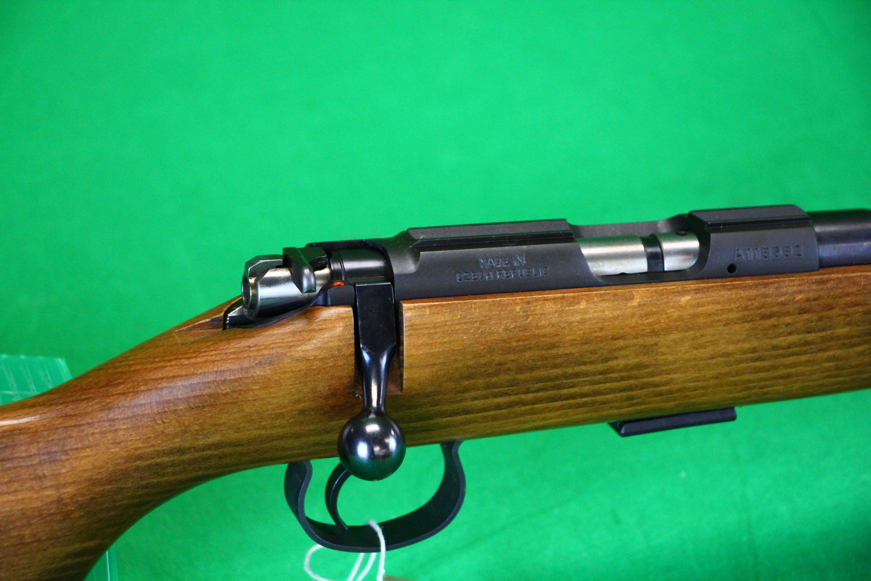 CZ 452-ZEKM .22 BOLT ACTION RIFLE # A113832 COMPLETE WITH SOUND MODERATOR # NONE PLUS 26 ROUNDS OF . - Image 4 of 12