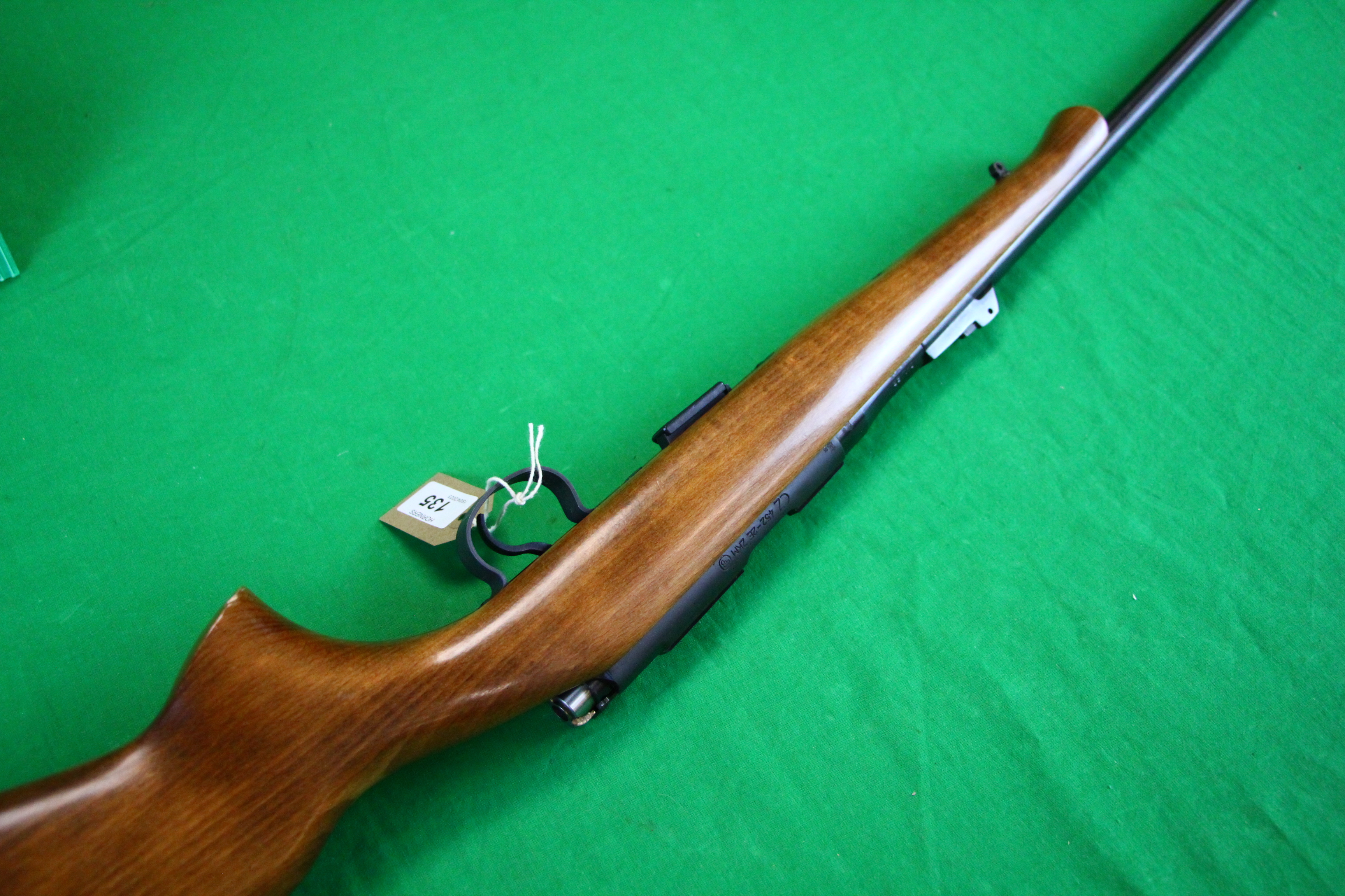 CZ 452-ZEKM .22 BOLT ACTION RIFLE # A113832 COMPLETE WITH SOUND MODERATOR # NONE PLUS 26 ROUNDS OF . - Image 11 of 12