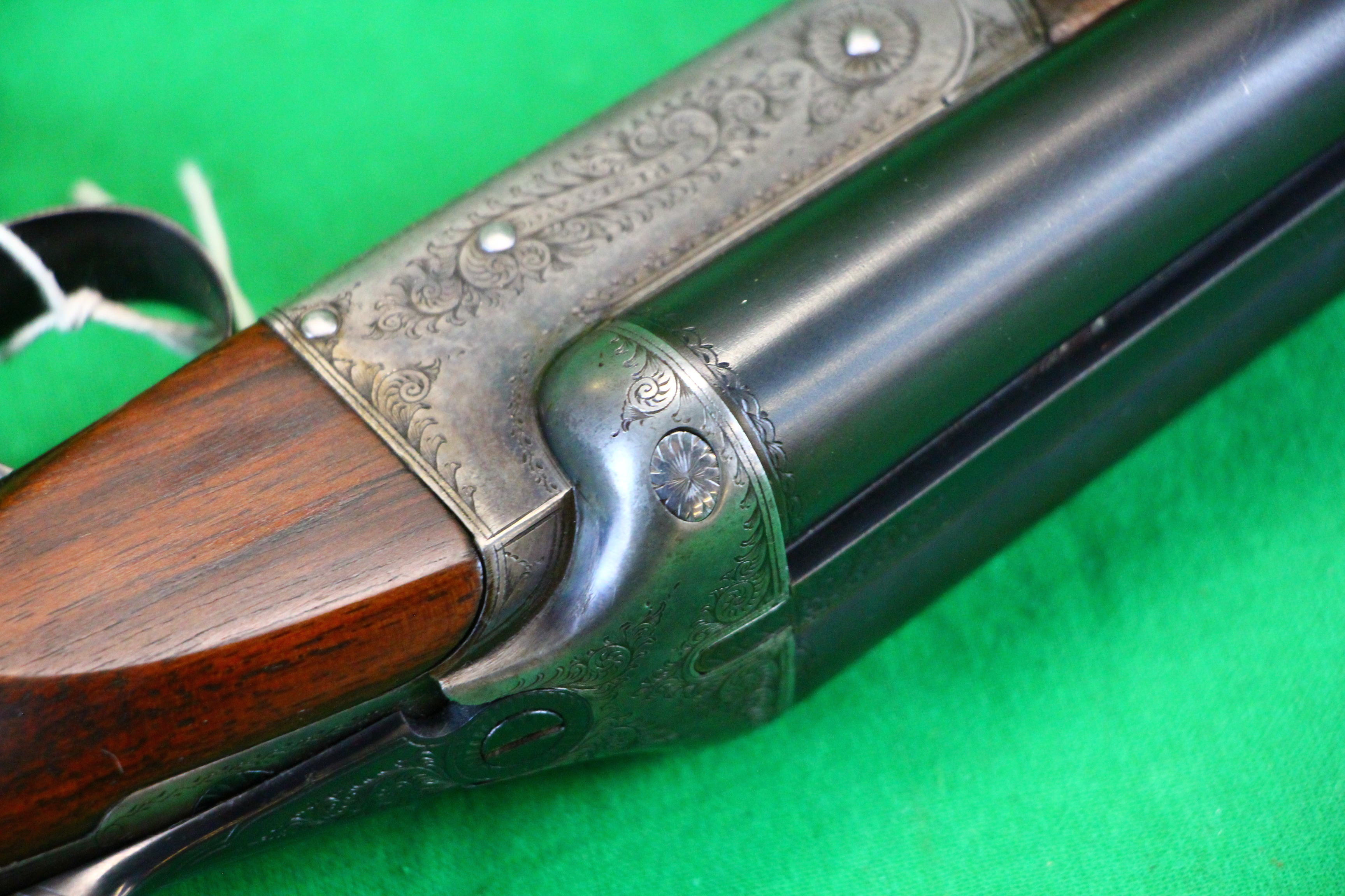 A RIGBY 20 BORE SIDE BY SIDE SHOTGUN # 18060, - Image 9 of 13