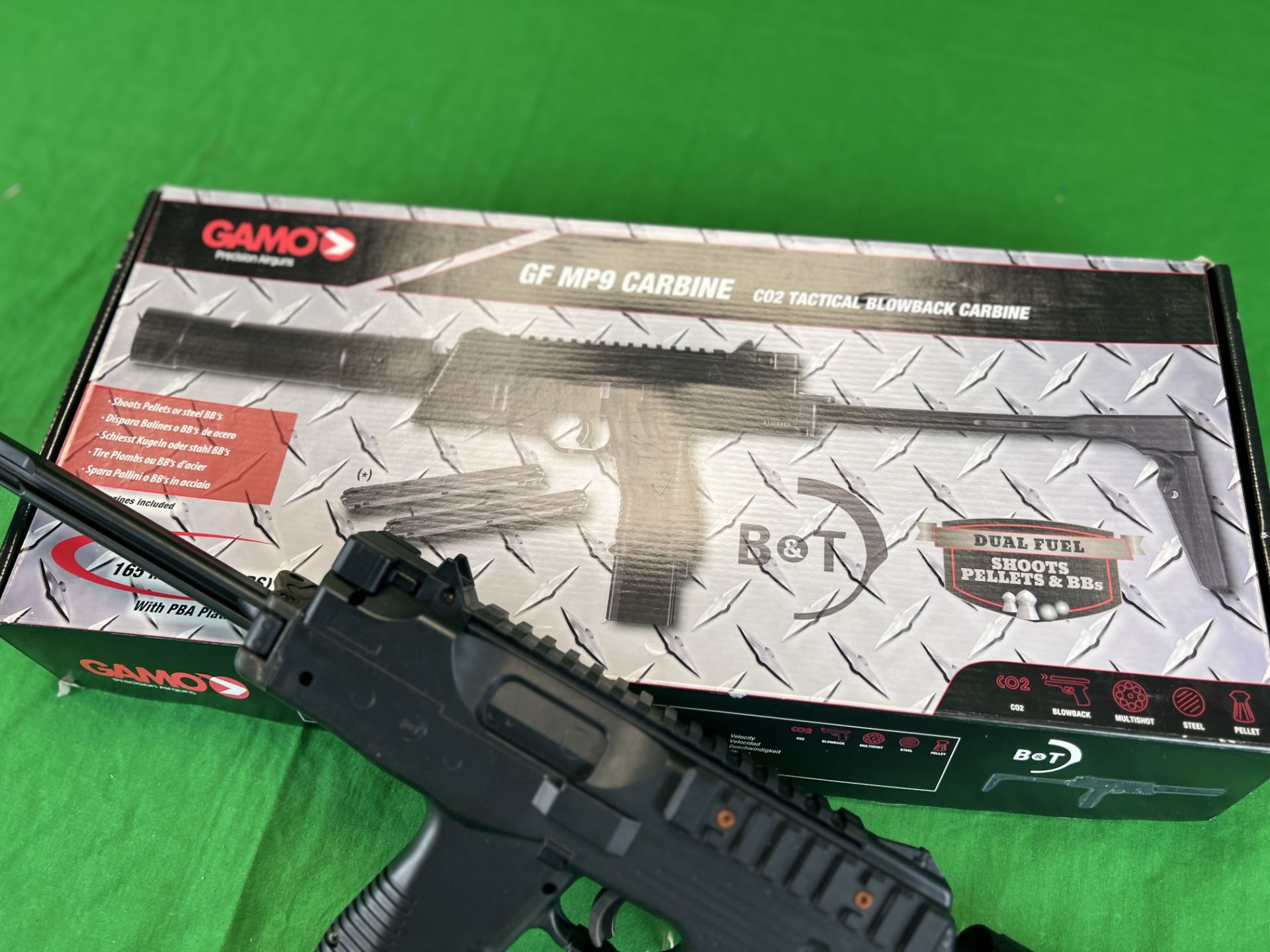 GAMO GF MP9 CARBINE Co2 TACTICAL BLOWBACK CARBINE PELLET AND BB RIFLE WITH ORIGINAL BOX - (ALL GUNS - Image 5 of 9